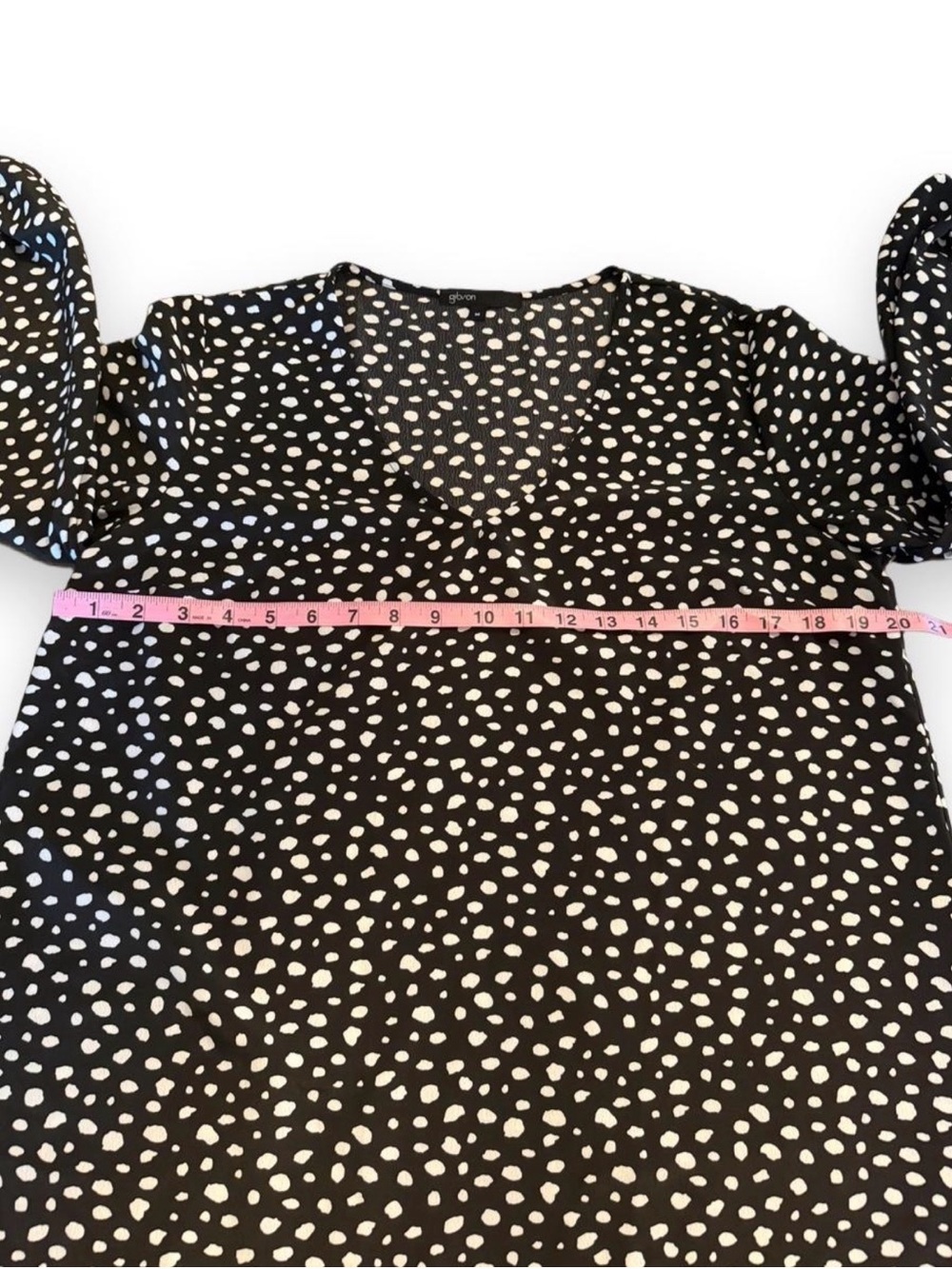 Gibson Black and White Dot Kids Pajama Top